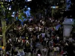 Festejos en 18 de julio-19/11/2009- Clasificación al mundial