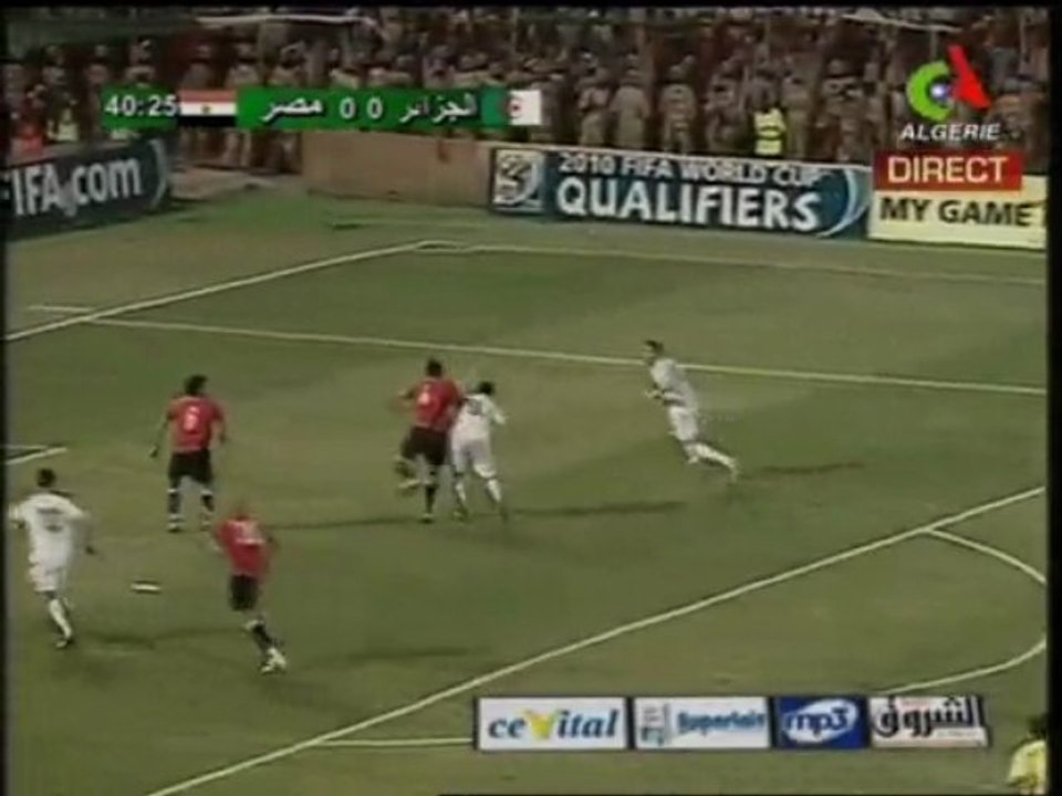 Algérie 1 Egypte 0 Coupe du monde 2010 match de qualif