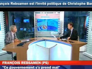 François Rebsamen : l'invité politique de Christophe Barbier