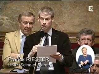 Franck Riester HADOPI 1 Albanel