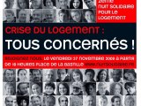 Nuit solidaire du logement 27 novembre 2009