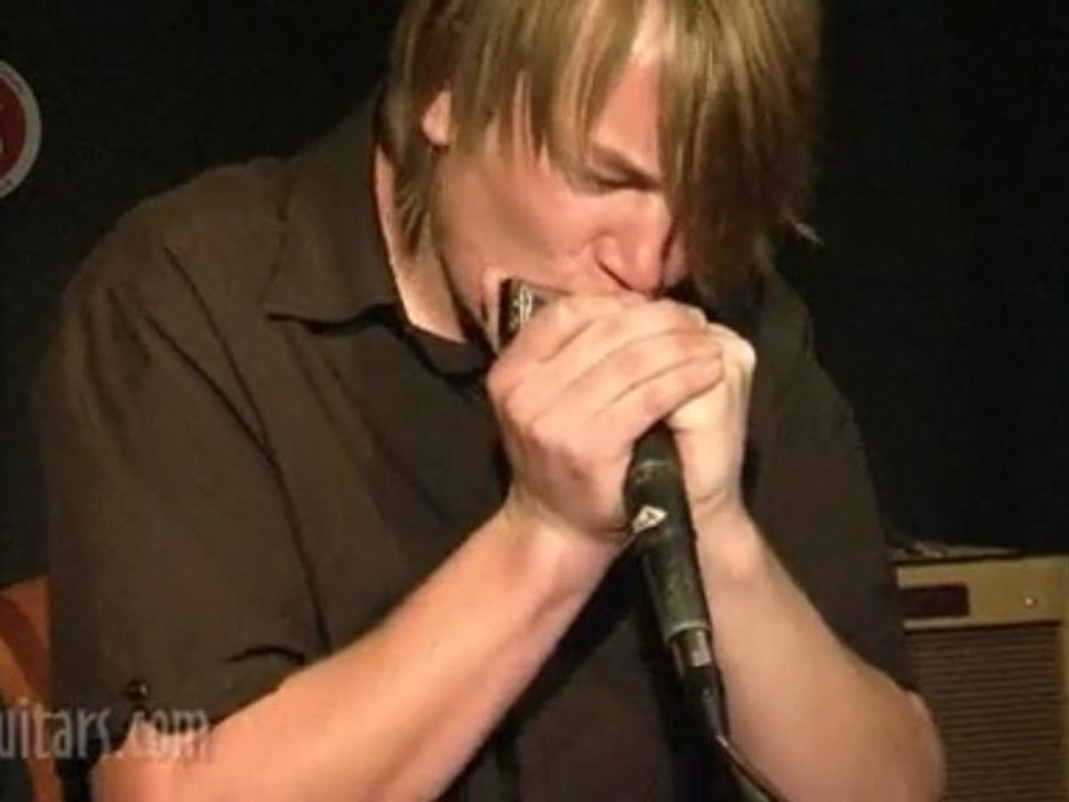 blues harmonica solo & ellis acoustic stompbox, Mick Burley