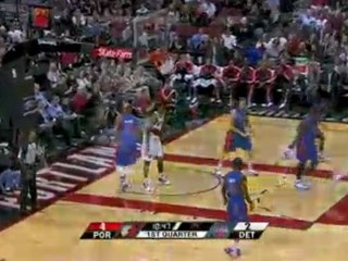 NBA Andre Miller hits LaMarcus Aldridge for the alley-oop.