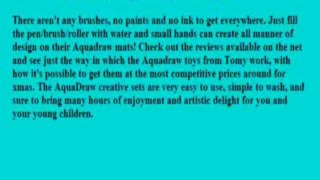 Creative Fun With AquaDraw, The Best Art Toy For children At