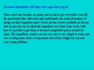 Creative Fun With AquaDraw, The Best Art Toy For children At