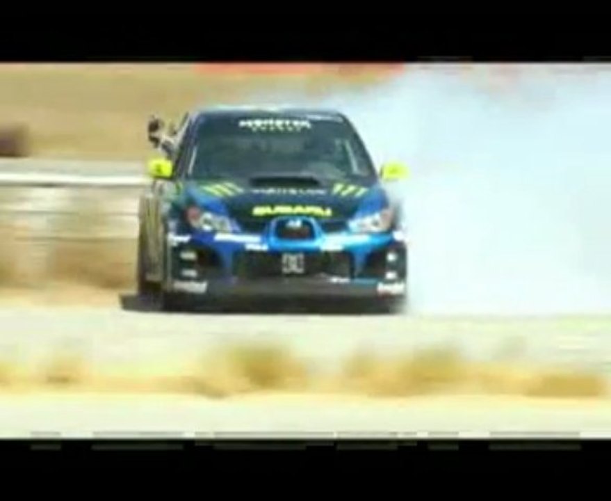 Ken Block Gymkhana Practice Subaru Impreza Wrx 530Hp