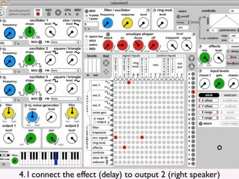 Le Synthé V5: The effect and the MIDI keyboard (6/8)