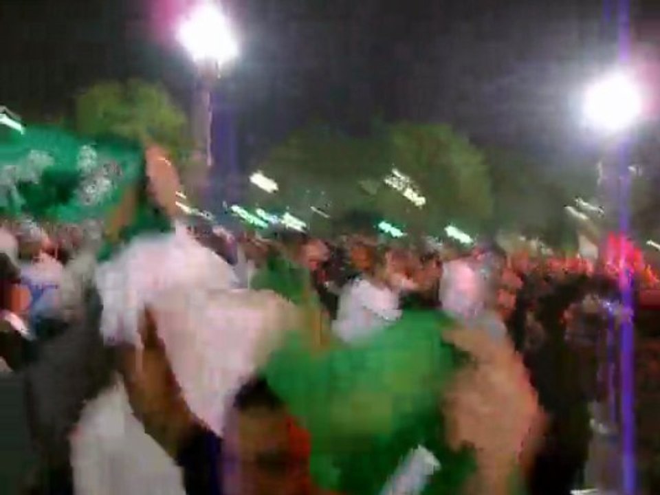 La fête à Nice après la qualif de l'Algérie au Mondial 2010