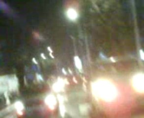 Algériens à cannes après le match