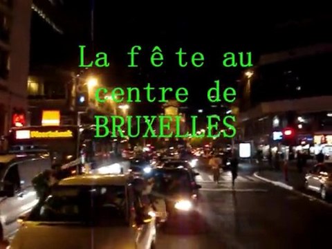Fête des Algeriens a Bruxelles (Algerie - Egypt 1-0 )