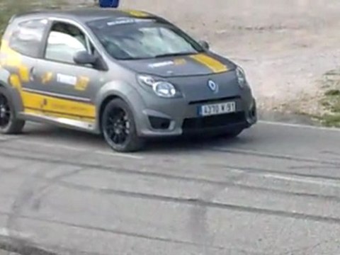 Essais RENAULT SPORT de la Twingo R2 dans la Baume 19/11/09