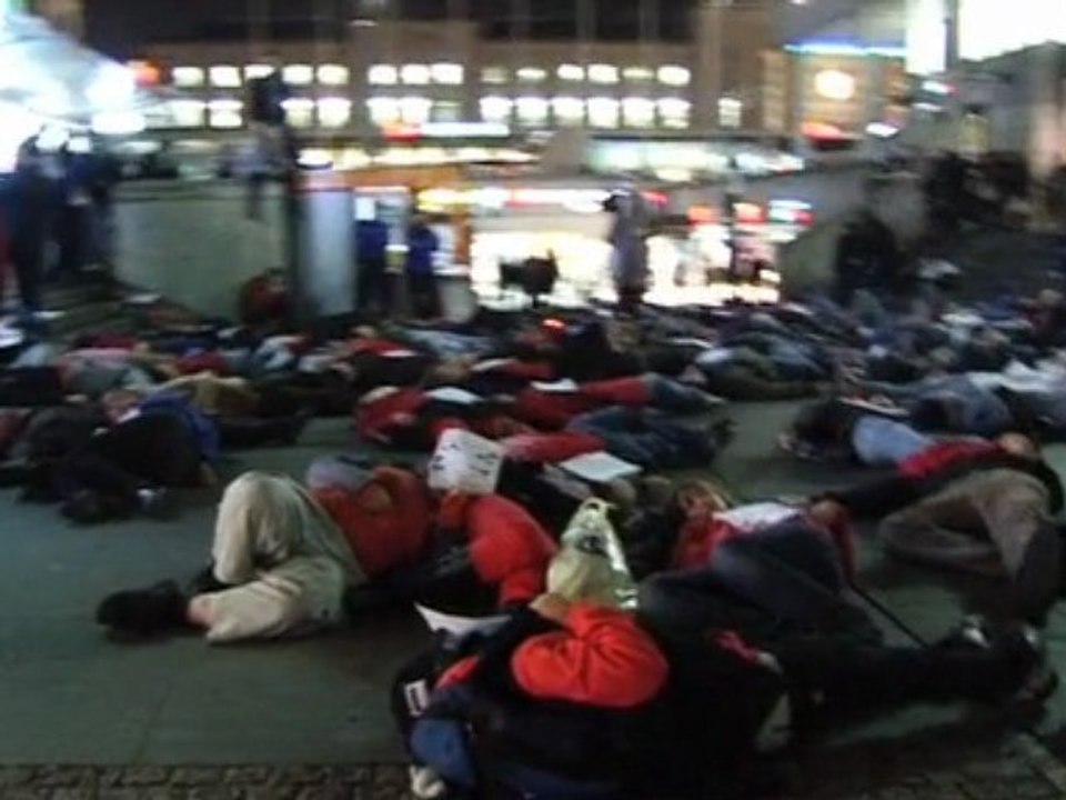 FLASH MOB contre l’exportation d’armes