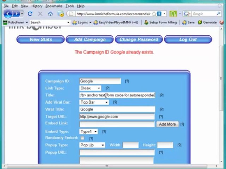 Affiliate Link Bomber Review