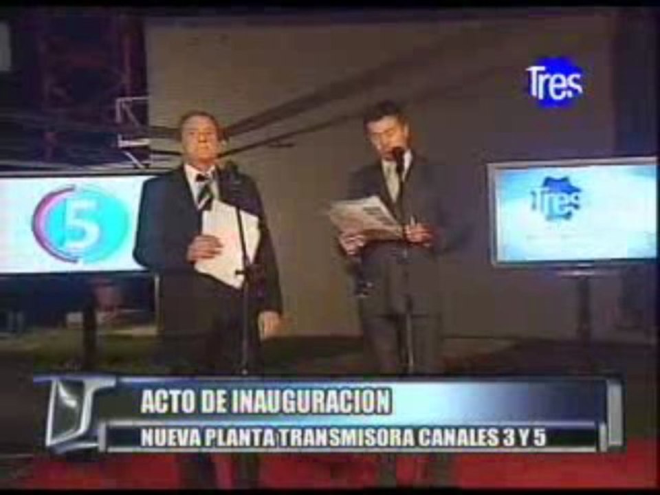 La nueva planta de transmisión de Canal 3 y Canal 5