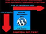 Wordpress SEO - Making Money With Blogs