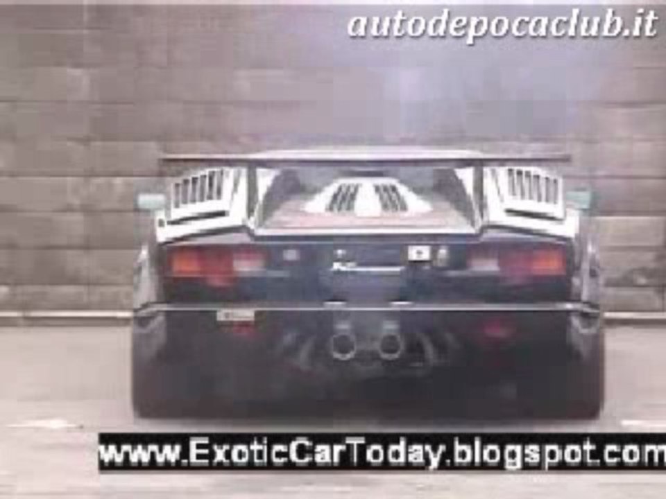 Lamborghini Countach Crazy Sound