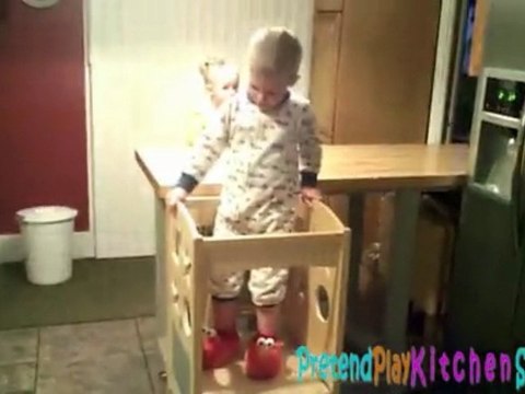 Guidecraft Kitchen Helper G97325 Step Stool For Children