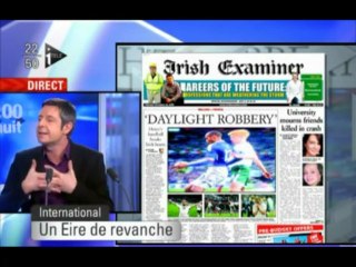 La presse irlandaise fulmine
