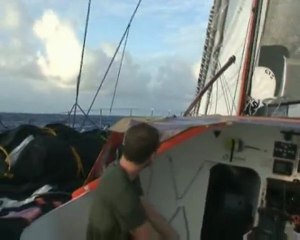 Jacques Vabre 2009 / Safran à l'approche des Antilles