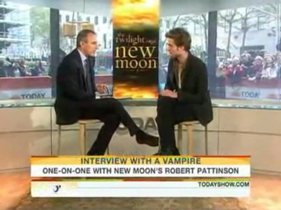 Robert Pattinson on Today Show (Noviembre 2009)