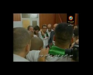 l'équipe national algériennes dans vestiaires (priez)