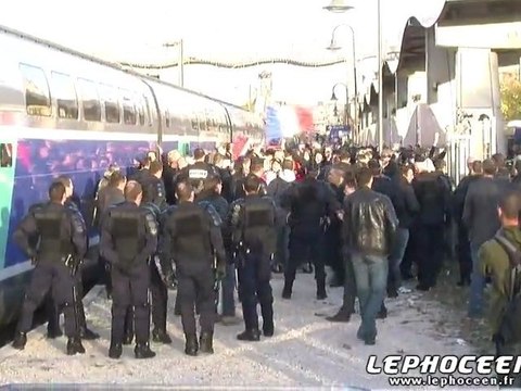 OM-PSG : L'arrivée des supporters parisiens