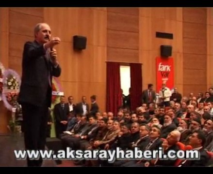 Numan Kurtulmuş Aksaray'da partililerle biraraya geldi