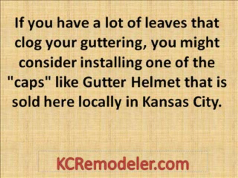 Kansas City Gutters Clogged?