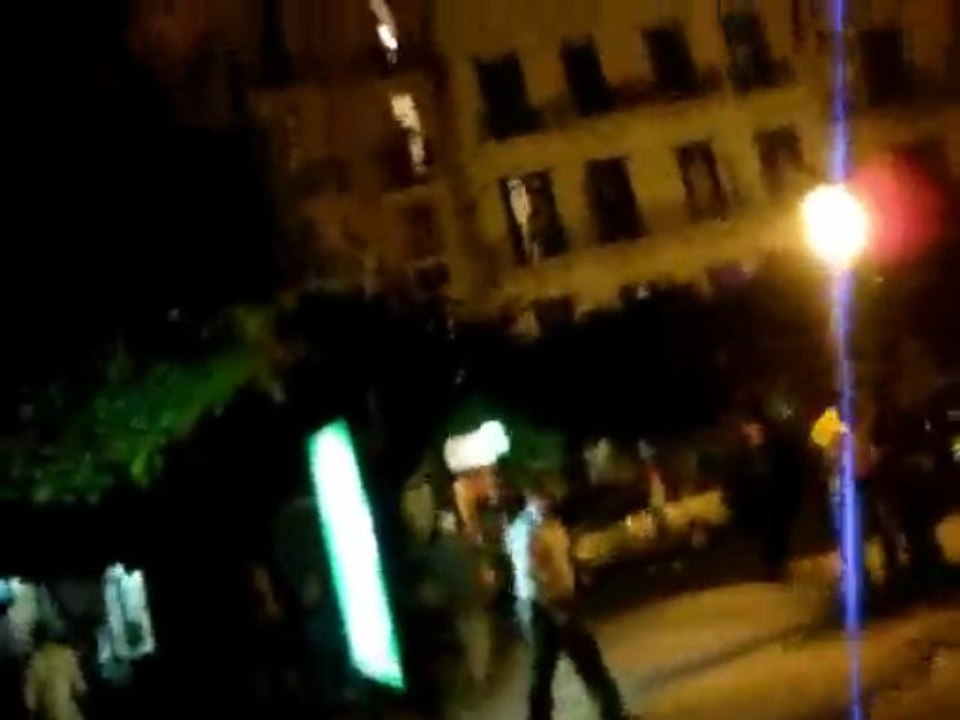 Premiers instants Egypte Algerie victoire 18.11.2009