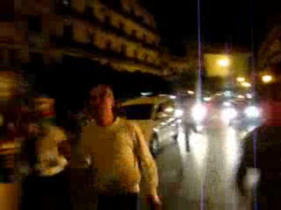 Algerie Egypte 18.11.2009 Part 3 (place Audin Alger)