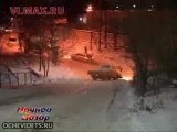 Glissades de véhicules sur la neige