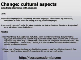 writing an Academic essay