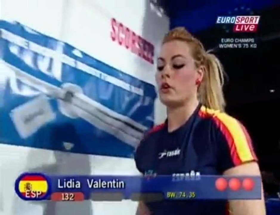 Lidia valentin womens Weightlifting Comp 2009 Women 75 kg