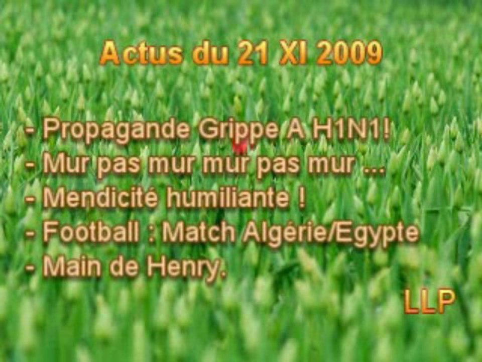 LLP - Actus du 21 Novembre 2009