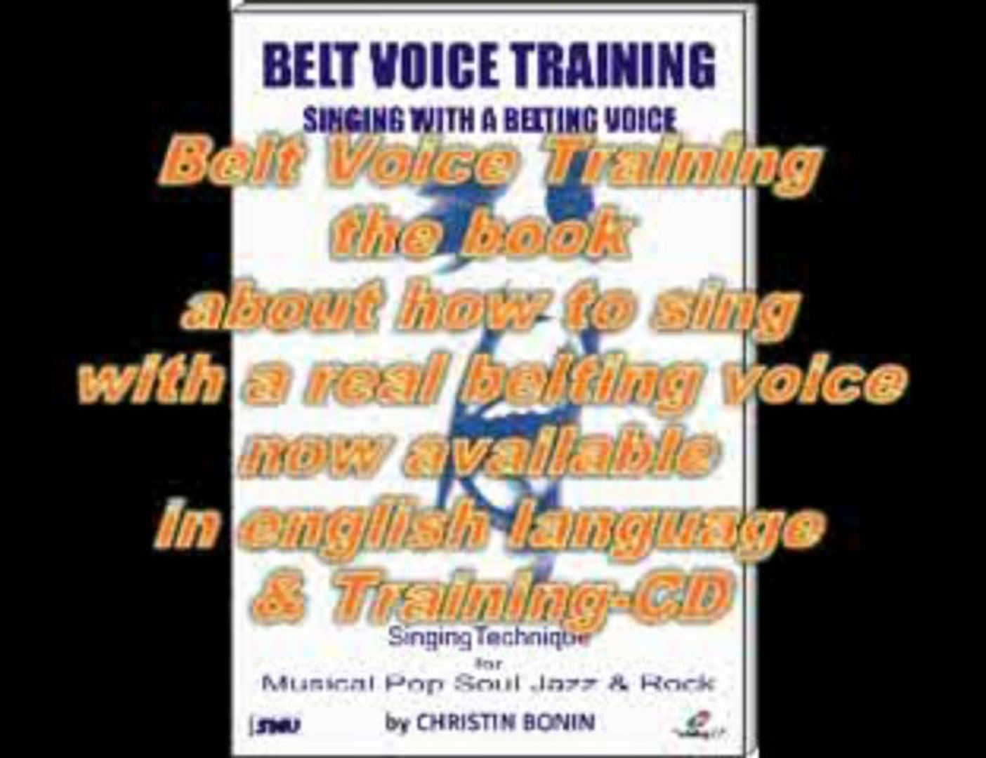 Belt Voice Training -now available in english!