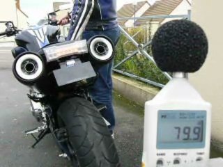 Akrapovic with my DBs eaters "Sound System" Yamaha MT-01