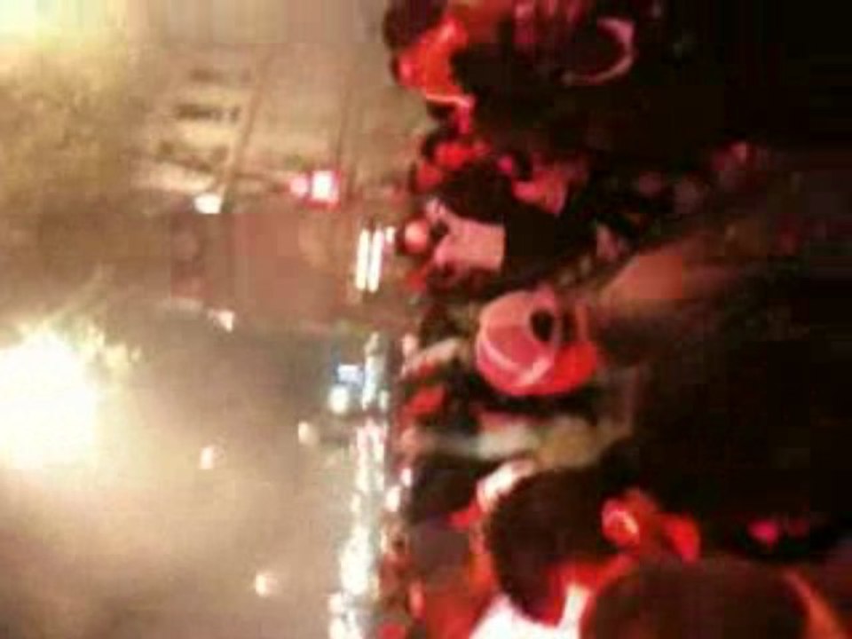 Ambiance d'après Match Algerie-egypte(1-0) Lyon Guillotière