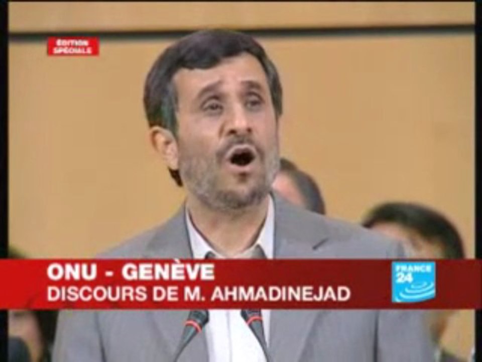 Ahmadinejad discours à Durban 2