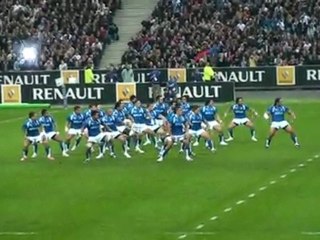 Haka Manu Samoa (France Samoa, 21 novembre 2009)