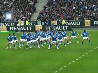 Haka Manu Samoa (France Samoa, 21 novembre 2009)