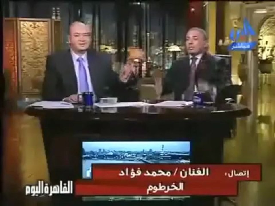 Amr Adib, Appel au meurtre des Algériens en Egypte