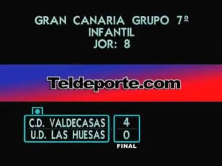 Valdecasas 4 - Las Huesas 0 Infantil Grupo 7º Jor 8ª