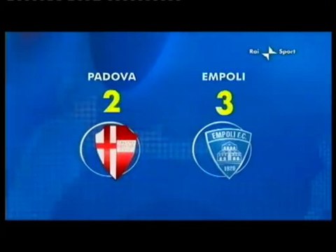 15° giornata Padova-Empoli 2-3 90° minuto