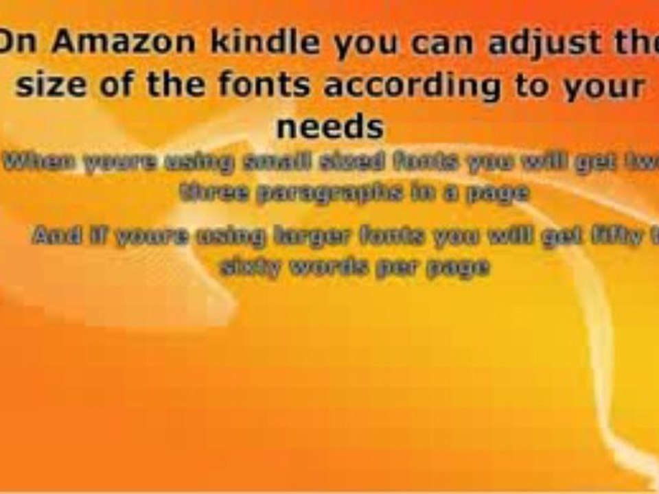 Amazon Kindle Information