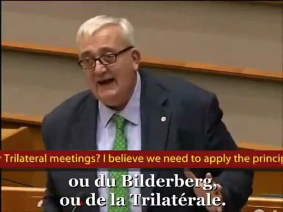 BILDERBERG evoqué au PARLEMENT EUROPEEN