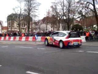 Loeb Roadshow Haguenau 05.12.2009 - maitrise du frein à main