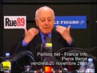 Pierre Bergé: le Téléthon a trop d'argent - décembre 2009