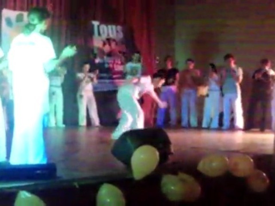 premiere demonstration de capoeira