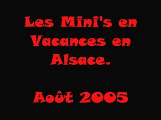 Les mini's en vacances Alsace 2005