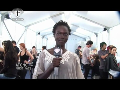 Lana Fuchs Backstage WOMEN SS09 LA FASH